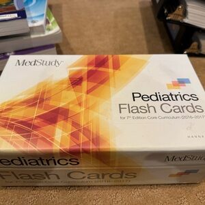 Pediatrics Flash Cards - Yellow and White